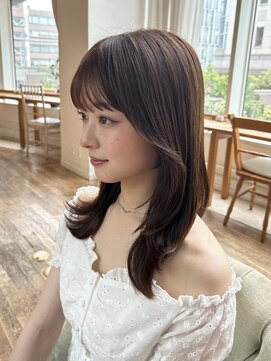 バイオレットジェム(Violet`jem) 大人くびれヘアサイドバング小顔カットMI-57