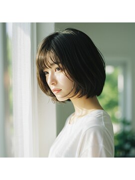 コトナ 越谷店 30代40代50代絶壁解消ひし形小顔前下がりショートボブ【越谷】