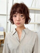 ワク(WAKU)&nbsp;【WAKU】ボブパーマ/モカブラウン