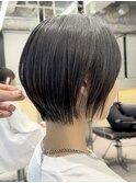 似合わせカットショートショートボブ大人ショート丸みショート