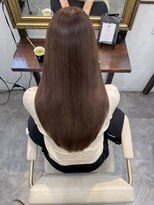 ネウィサリュー 立川(newi saLyu)&nbsp;髪質改善透明感カラー顔まわりレイヤーカット韓国20代30代40代