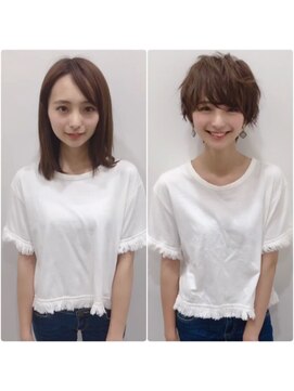 ビューブルー 亀戸錦糸町(VIEW BLUE) パーマで作るイメチェンショートボブ