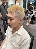 フランクスバーバーリベラルド 横浜(FRANK'S BARBER LIBERALD)&nbsp;スパイキーショートブリーチカラーメンズカット　H