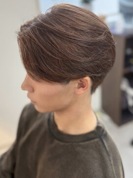 シーフ 千葉(Cyf) MEN’S HAIR/千葉駅/センターパート/曲がる縮毛矯正/齊藤大樹