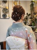ヘアセット　着付け