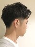 竹元指名限定　￥5900 メンズカット+眉カット+炭酸頭皮ケア
