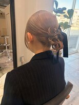 サロンドゥユウ(salon de yu) salon de yu/ 松原加奈#kana_arrange リボンカチモリヘア