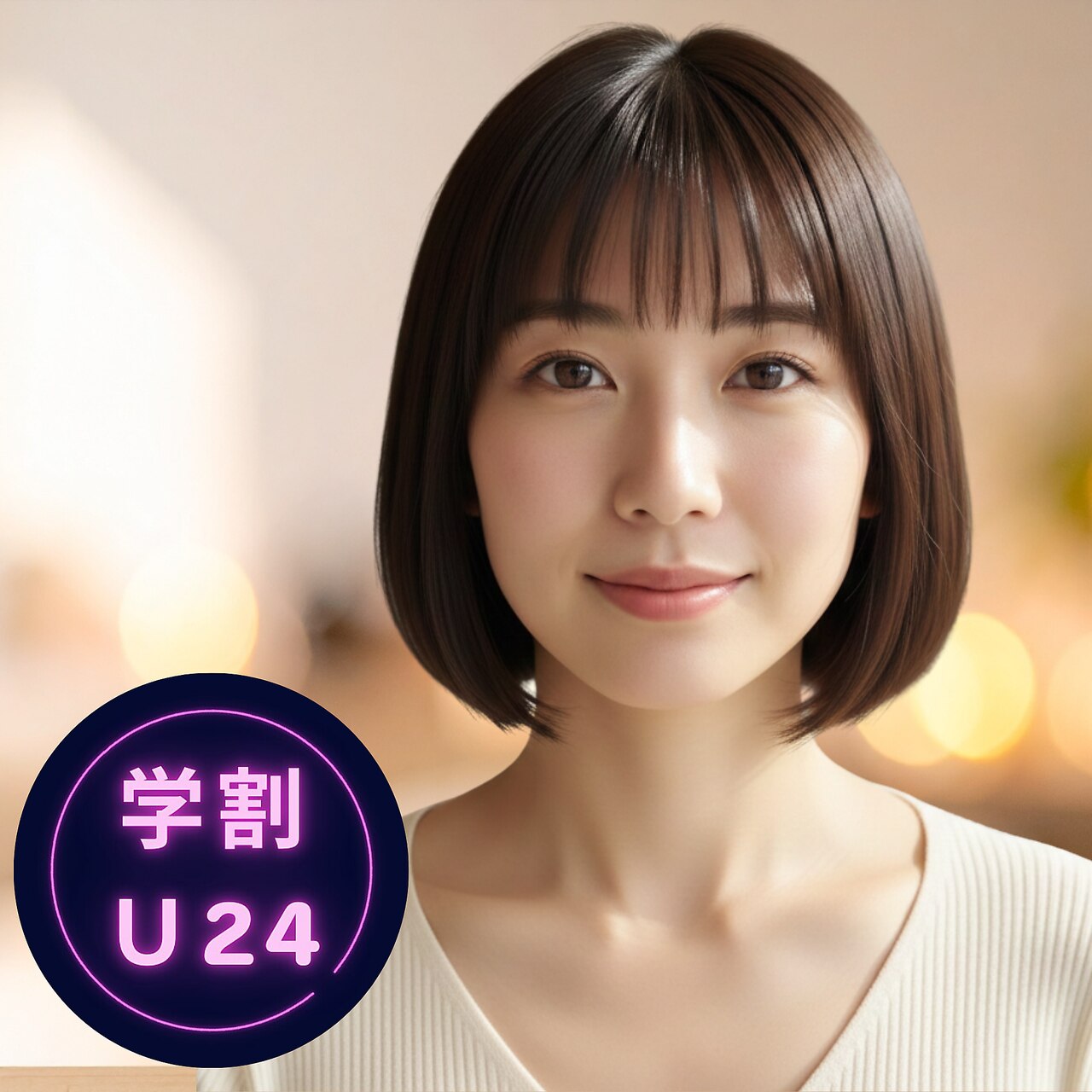 【学割U24】メンテナンスカット　\2500　※5センチ以内
