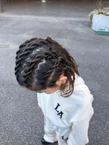 バディヘアーサロン(BUDDY HAIR SALON)&nbsp;編み込みアップスタイルヘアセット前髪カットキッズカット