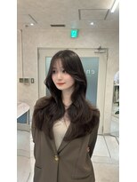 エヌ 大阪梅田店(enu) シースルーバング×くびれレイヤー