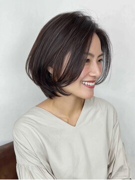 アブニール 柏東口店(AVENIR) ミルクティーブロンド/ダークブルー/デジタルパーマ/柏