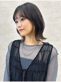 酸性ストレート/前髪カット/リタッチ/カット/ブリーチ
