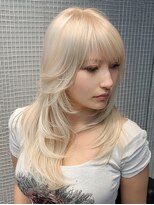 エル オオサカ 心斎橋店(L. OSAKA) ハッシュカット/レイヤーカット/顔周りレイヤー/ダブルカラー
