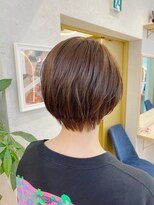 ロンドプランタン 恵比寿(Lond Printemps) 【Lond佐野】小顔ショート　黒髪　ボブルフ　ネビージュ