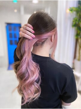 シェルティ フィエル(Shelltie Fiel) パステルピンク★インナーカラー【錦糸町】