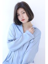 オーロ 宝塚店(ORO)&nbsp;20代30代40代透明感マロンベージュニュアンスカラーAラインボブ