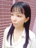 トムキャット(TOM CAT)&nbsp;秋冬モーブカラー×オン眉バング