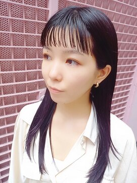 トムキャット(TOM CAT) 秋冬モーブカラー×オン眉バング