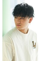 にもう&nbsp;ツイストパーマ 韓国マッシュ ツーブロック ツイストスパイラル