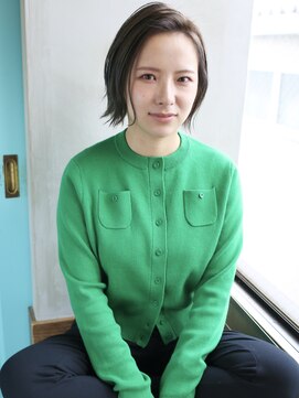 バース(BIRTH) 天神【BIRTH】かき上げ外ハネミニボブ