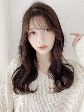 ロンドジェネルーズ 柏(Lond generous) オリーブベージュ×韓国ヘア×レイヤーカット×小顔顔周り