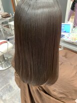 アース 福岡天神赤坂店(HAIR & MAKE EARTH) 【髪質改善】目指せ艶女☆プレミアムストレート