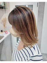 パープル(purple)&nbsp;ソルトバレイヤージュ