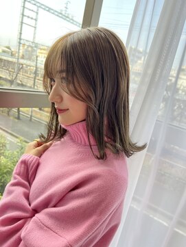 イオエ 岡本(ioe) 髪質改善/チェリーブラウン/モード/ダークアッシュ/イメチェン