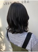 美髪/大人かわいい/こなれミディ/サンドベージュ