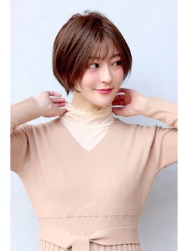 ネックス 表参道本店(nex) ショート/ショートボブ/ひし形/シースルーバンク