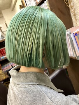 タキカワヘアデザイン(TAKIKAWA HAIR DESIGN) ボブとエメラルド