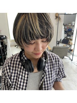 ジジ ヘアワークス(gigi hair works) コントラストハイライト