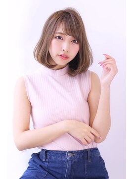 オーロ 西宮店(ORO) ワンカール　ベージュブラウン　ボブ