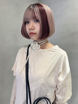 ペレ 梅田(PELE) 黒髪/ボブルフ/ネビージュ/小顔/ワンレン/梅田/髪質改善/前髪