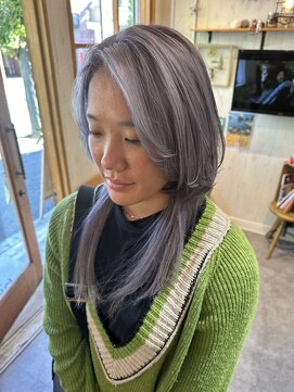 パルフェ(parfait) ブリーチからのラベンダーグレー