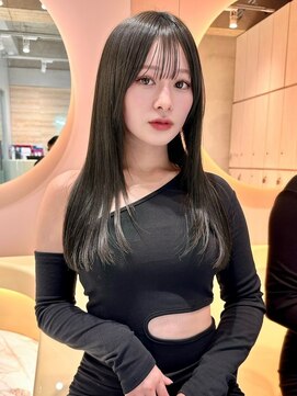 グロー オオミヤ アネックス 大宮(GLROW OMIYA ANNEX) 似合わせカット×韓国レイヤーカット縮毛矯正顔周り[大宮]
