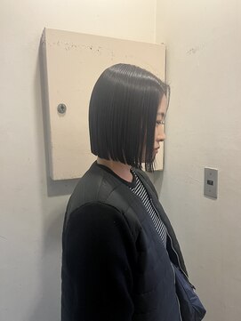 キャンバス バイ ネオリーブ 横浜西口(Canvas by neo.) 切りっぱなしボブ ぱつっとボブ
