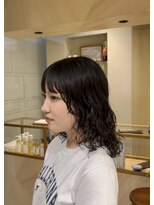 シアン 栄店(CYAN.)&nbsp;ミディアムヘアにレイヤーパーマ！