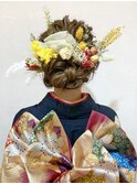 成人式 卒業式 着付け 成人式ヘア 卒業式ヘア 振袖ヘア 袴ヘア