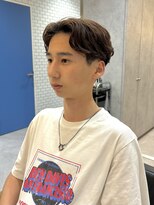 ヘアガーデン オフ(hair garden off)&nbsp;ワンカールセンターパート/メンズパーマ/ニュアンスパーマ