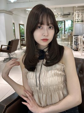 フォルテ 表参道店(FORTE) くびれヘア/アプリコットオレンジ/ハイライトカラー