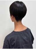 ショートカット 30代 マッシュショート 艶髪 艶トリートメント