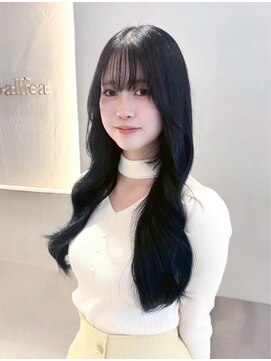 ヘアサロン ガリカ 表参道(hair salon Gallica) ブルーブラックカラー×ワンホンヘア