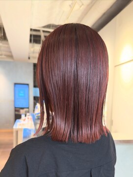 ヘアーエスクールシーユー 枚方T-SITE店(hair S.COEUR×Cu) ボブ/赤髪/大阪枚方美容室