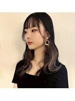 ニコ シモノセキ(NIKO Shimonoseki)&nbsp;インナーカラー/イヤリングカラー/ホワイトベージュ