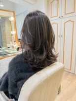 ネオリーブ チロル 横浜西口店(Neolive CiroL.)&nbsp;大人女子　たっぷりレイヤー　グレージュカラー