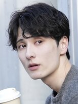 バイフィフス 原宿/表参道(by fifth)&nbsp;メンズシースルーマッシュニュアンスパーマシャドウパーマテテ風