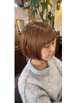 美容室 ブラウン(Brown) ナチュラル艶ボブ