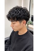 爽やかメンズパーマ×ツーブロック