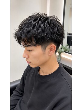 タクト(TACT) 爽やかメンズパーマ×ツーブロック